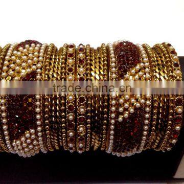 Latest Bridal Collection Fancy Chura With Diamente, Fancy Jewelry India photo-3