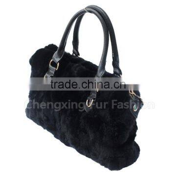 CX-H-31 Rex Rabbit Fur Handbag Purses And Handbags photo-2