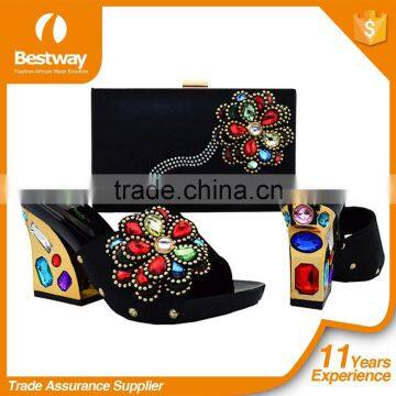 African Design Shoes Matching Bag Lady Shoe & Matching Bag HOT Sale