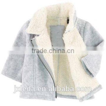 Kids,Children Quilted Jacket,Winter,100%Cotton Fabric Gray Children's Coat photo-2
