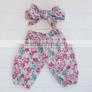 Baby Leggings Wholesale Boutique Children Summer Pants Floral Cotton Baby Girl Short Hot Pants photo-3