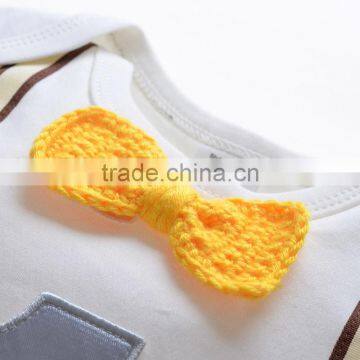 Infant Birthday Wholesale Simple Style 100% Cotton Newborn Baby Wear Clothes photo-6