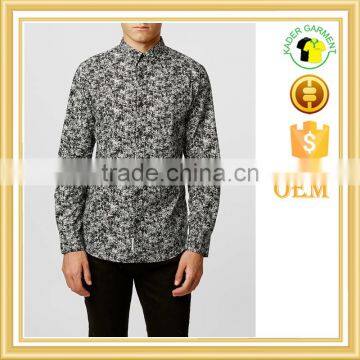 2016 latest design vintage floral shirt