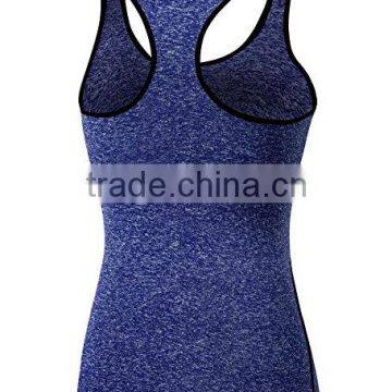 Slub 85% Polyester 15% Spandex Womens Dry Fit Tank Top photo-3