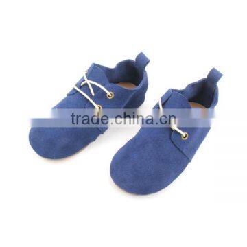 Top Quality Hard Sole Genuine Leather Children Shoes Baby Oxford Shoes photo-4