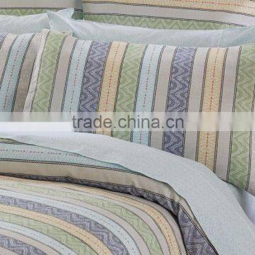 Contemporary Mix of Stripes, Geometric Details and Vibrant Colour Quilt Cover photo-2
