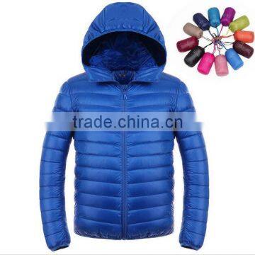 MenFall/Winter Duck Down Jacket Ultra Light Thermal Fashion Travel Pocketable Portable Thin Duck Coats Outerwear Oversize