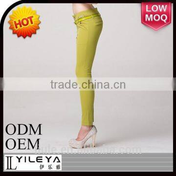 New Design High Waist Tight Korean Style Women Fashion Pants photo-2