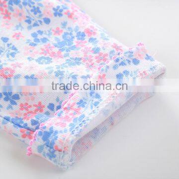 Kids Girl Flower Print Long Leggings Baby Girls Cotton Knit Leggings photo-5