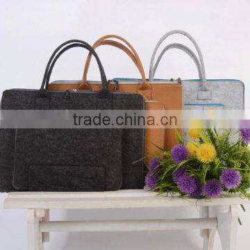 High quality and simple felt computer bag with cotton from China supplier