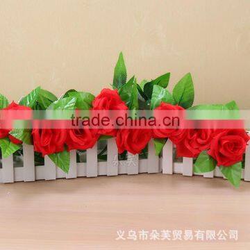 7.54ft String Fake Artificial Rose Flowers Vine Ivy Leaf Garland Floral Home Decor photo-4