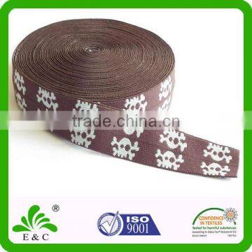 Jacquard fold over elastic 1 inch