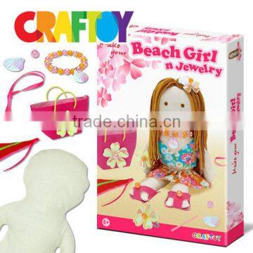 OEM Arts & Crafts Kit Create Your Doll and Jewelry Beach Kit photo-4