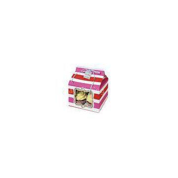 Environmental Cupcake Recycled Paper Boxes Trays Insert , Glossy Lamination