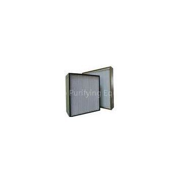 Aluminum Frame Glassfiber Hepa Air Filters For HVAC System