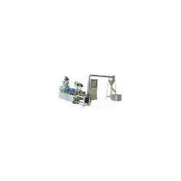 Hot Cutting PP / PE Plastic Recycling Machine Air Cooled plastic granulator machine