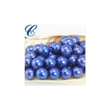 Deep blue Loose plastic pearls for accessories making