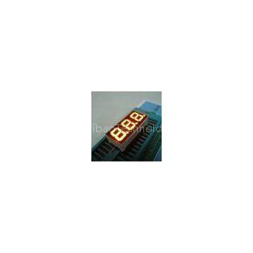 Three Digit Mini 7 Segment LED Display Multiplexing For Indicator Yellow