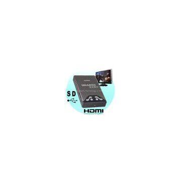 2.5 SATA HDMI DIVX HDD Media player up to 1080i with SD/MMC Card reader/HOST