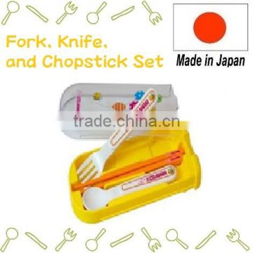 Japan cutlery set Fork, Knife, and Chopstick Set for Kids Wholesale