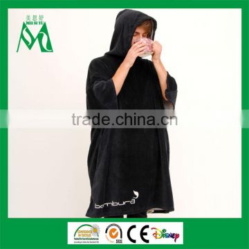 cheap price colorful velour towel poncho bulk buy from China