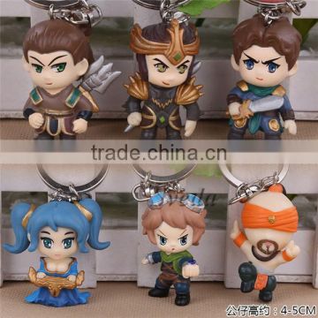 Hot Games League of Legends LOL PVC figure Keychain