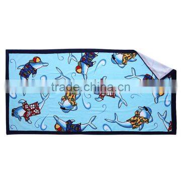 100% Terry Cotton beach towel from China