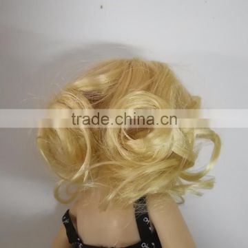 nylon doll hair wigs for doll hair material