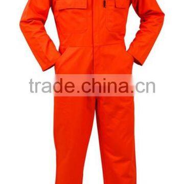 2016 Orange Acid Resistant FR Coverall for oil field work