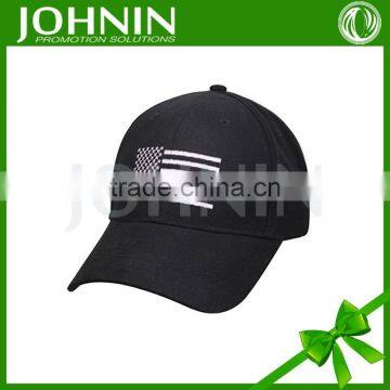 High Quality Custom National Cotton Golf Sport Blue Line Flag Hat