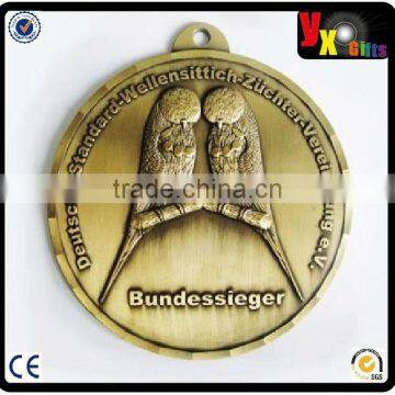 metal cheap wholesale medals/bottle opener with ribbon