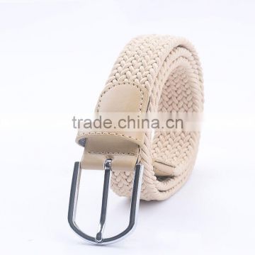 Stretch braided custom printed elastic ribbon belt