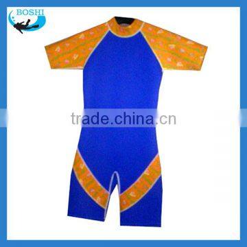 short sleeves scuba wet suit Kid's Neoprene surf suit