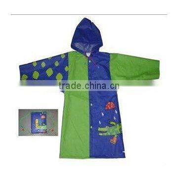 EVA/PVC/Polyester Children's Raincoat