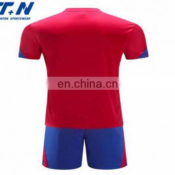 Customized Name Number Logo Football Jersey for Teenager