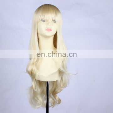 New Long Wavy silver women curly wig