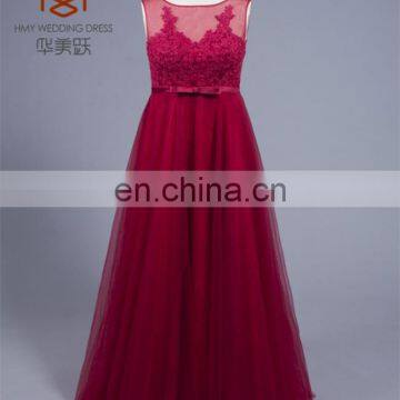 Latest Design Simple Maxi ZZ-E0013 Floor Length Soft Lace And Lace Applique Evening Dress For Fat Women