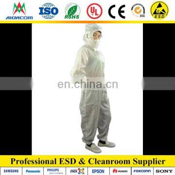 Garment Factory, Stripe and Grid Cleanroom ESD Jumpsuit photo-2
