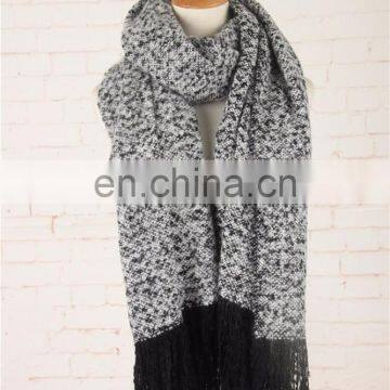 wholesale ladies winter fashion blanket women knitted infinity scarf shawl