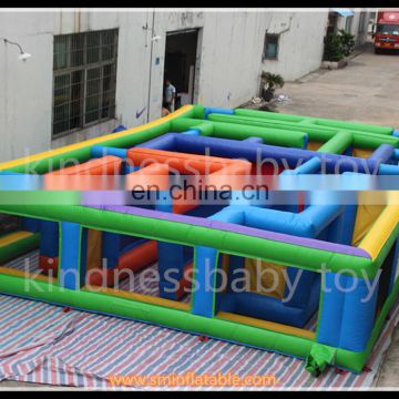 Great fun inflatable maze playground,large outdoor inflatable space,sports games for kids and adult