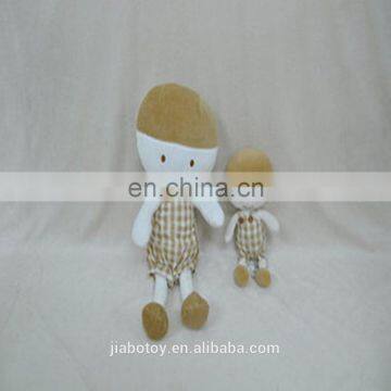 100% cotton fabric rag dolls for kids