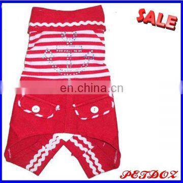 beautiful dog suit pet trousers garment