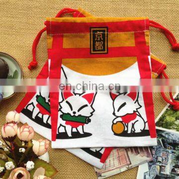100% Cotton Customized Handle Eco-friendly Shopping Bags/ Customized Printing Shopping Bag