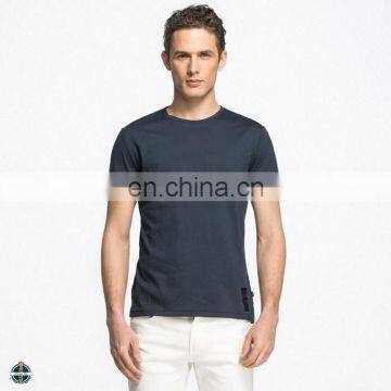 T-MT522 Mens Navy Blue 100% Cotton Crew Neck Wholesale Blank T Shirts