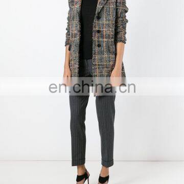 MIKA2386 Multicolour Lapel Coat photo-4
