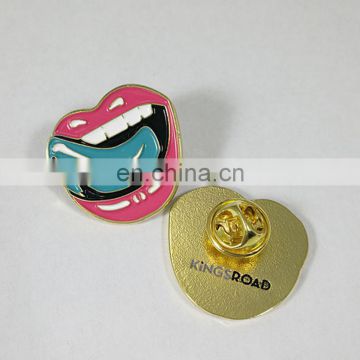 Craft wholesale custom lapel pins with butterfly clutch