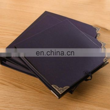 Diy black paper blank inner pages notebooks