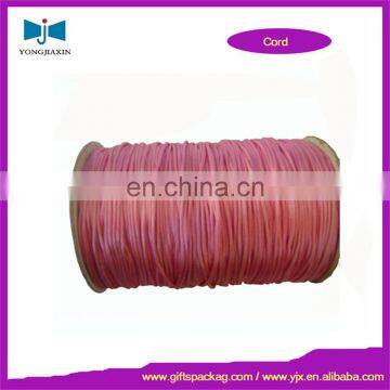 china supplier thick 3mm customized Korea silk cord