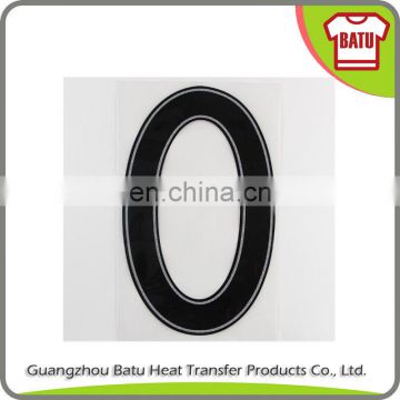 Sports numbers pvc heat transfer film for clothing