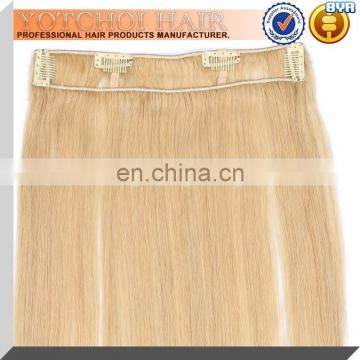 100% Real Human Hair Remy Hair Extensions Clip In Extensions(18inch,70g,#60 Platinum Blonde)